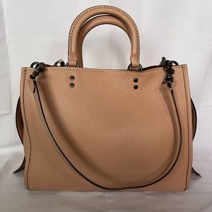 COACH ROGUE 30 TOTE BAG - NUDE PINK. Used like new.